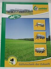 OEHLER Gülletechnik, Pumptankwagen, Güllefass Prospekt ( 9227 )