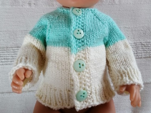 Strickjacke puppen 38 - strickjacke,
