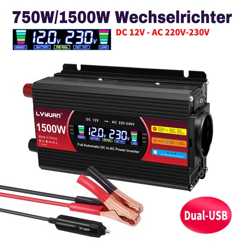 750w 1500w wechselrichter - 750w,