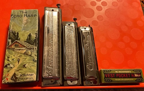 Hohner chromatic harmonica lot - hohner,