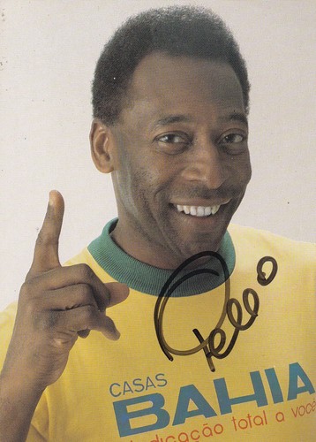 Autogramm pele brasilien - -,