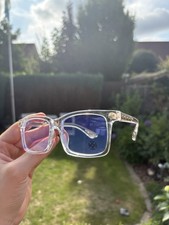 Chrome Hearts Brille mit Blaulichtfilter, Durchsichtig, Gold