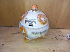 Große Antike Bowle Steingut von Dümler&Breiden, Modell 1738, Art Deco 