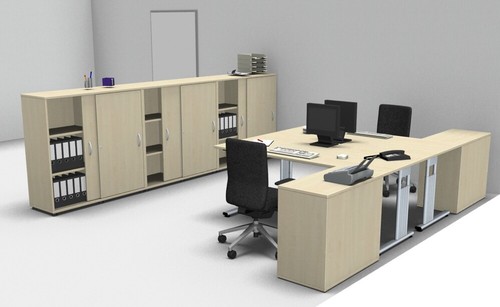 Büromöbel set komplettbüro - büromöbel,