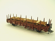 Rungenwagen mit Holzmasten