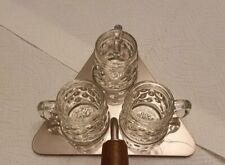 BMF Schnapskrügerl Schnapskrüge Henkel Glas Kelle Maurerkelle Set 4tlg. Geschenk