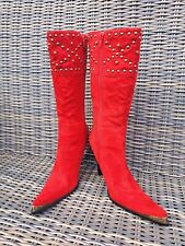 Allissa Fabiani Calzature Damenstiefel Stiletto Veloursleder 39