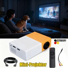 Mini LED Projektor Heimkino Beamer Film Für Outdoor-Filmvorführungen HDMI USB DE