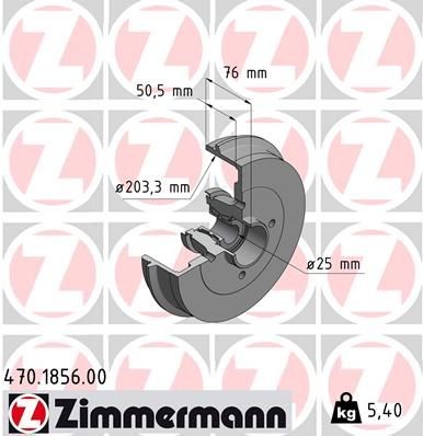 Zimmermann bremstrommel - zimmermann,