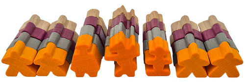 Carcassonne holz meeple 1 - holz,