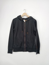 Bench Damen Sweatjacke Kapuzenjacke Gr. 38 Schwarz Casual