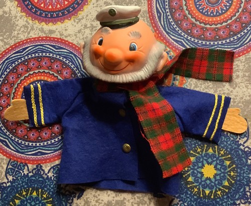Alte handpuppe gummi - alte,