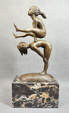 Bronze Statue Spielende Kinder