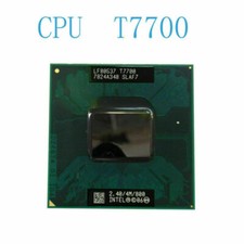 Intel Core 2 Duo T7700 CPU  2.4GHz 4MB 800MHz Socket P .M Processor