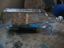 Buddelschiff Cutty Sark Flaschenschiff Teachers Flasche 45 x 12 x 15 cm