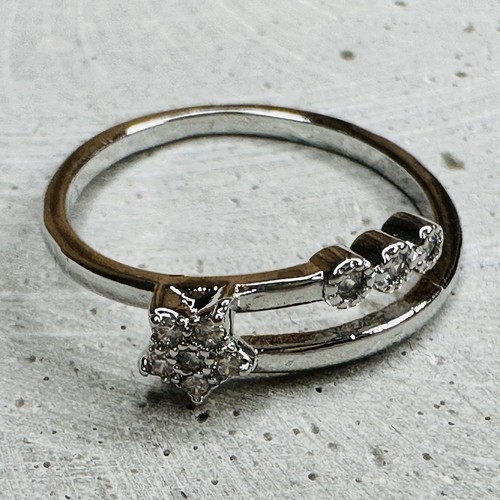 Ring versilbert größe 51 - ring,