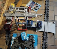 *-*Playmobil Eisenbahn aus 5258 Diesellok mit Licht💡 tut tut und Kran*-*