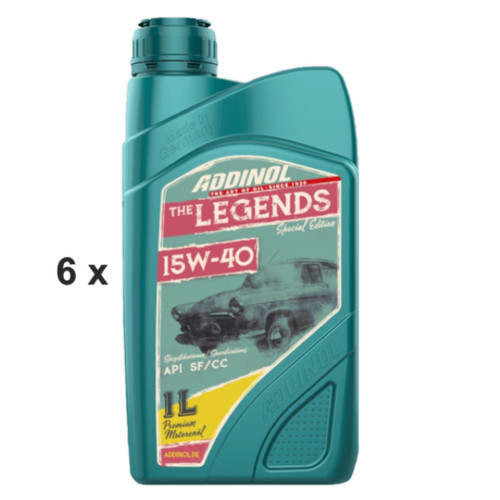 Addinol legends 15w 6x - addinol,