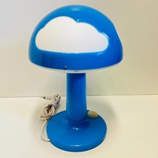 IKEA Schreibtischlampe blau Pilz Wolke Skojig 19272 - 32 cm hoch - OHNE Stecker