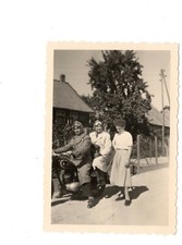 Altes Foto Männer Motorrad