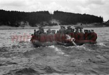 Foto-Negativ, WK2, Ukraine, Pi.Btl., Schlauchboot mit Außenborder 5026-857/44