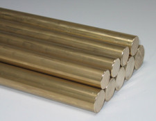 Messing Ms58 Ø 21,5x170 mm  ( 21x170) Rundmaterial Ronde Rundstab Stange