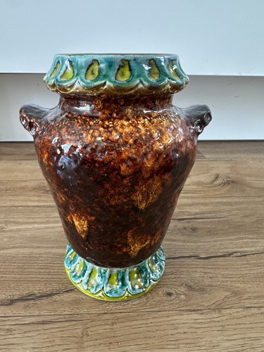 Vintage fat lava keramikvase - vintage,