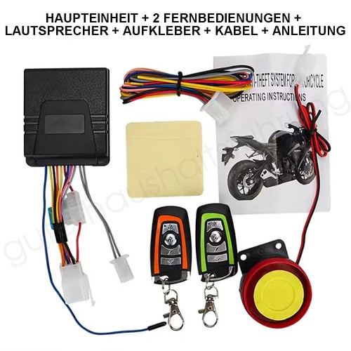 12v motorrad alarmanlage - 12v,