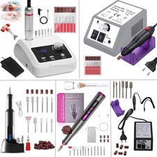 Elektrische Nagelfräser Nagelstudio Nailart Maniküre Set Profi Diamantschleifer