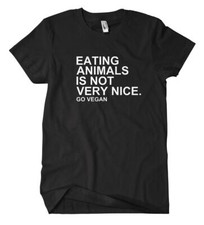 Go Vegan T-Shirt Vegetarier Straight Edge BIO Alternativ ÖKO Veganer Tierschutz