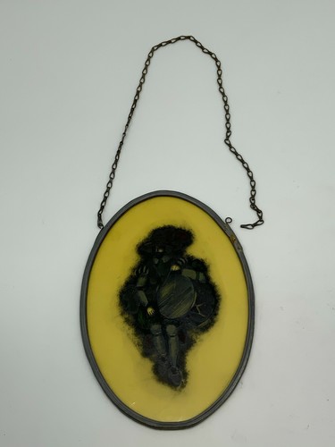 Glasbild zinnrahmen 20tes jhdt - glasbild,