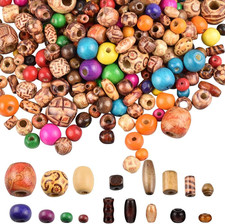 800 Stück Holzperlen Zum