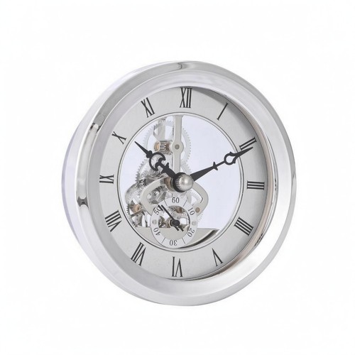 Uhr mit sichtbaren zahnrädern - uhr,