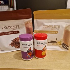 Juice plus complete Schoko, Vanille + Beerenauslese, Obstauslese