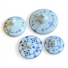 4 Ersatzdeckel Porzellan