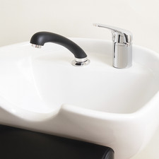 Einhebel-Mischbatterie komplett für Friseur-Waschbecken Armatur Friseursalon