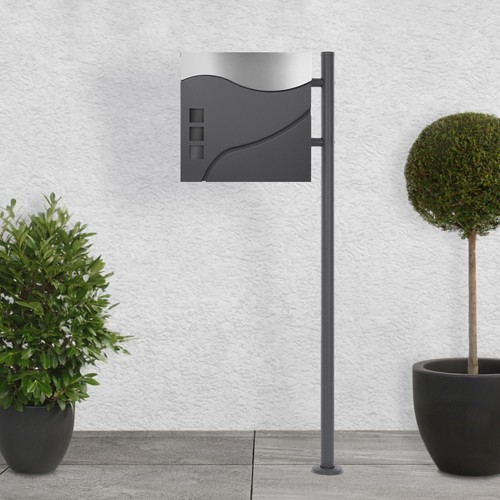 Briefkasten mit ständer - briefkasten,