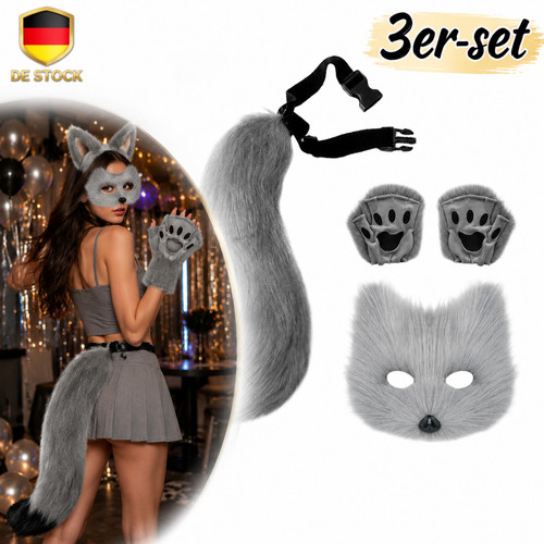 3er set kostümfuchs kostüm - kostümfuchs,