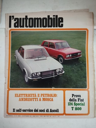 1972 automobile 24 - 1972, l'automobile