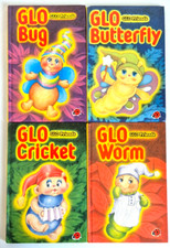 Glo Friends Ladybird Book Set Glo Bug Glo Cricket Glo Worm Glo Butterfly
