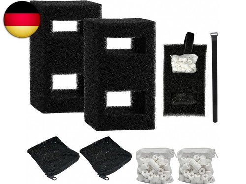 2er set aquarium filtermedien - set,