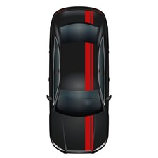 Rennstreifen Set Karminrot