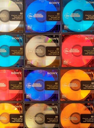 80min sony minidisc - 80min, color