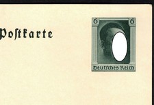 Deutsches Reich 1937 Ganzsache Reichsparteitag Motorräder