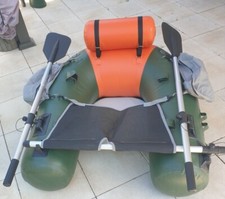 Belly Boat Allroundmarin, Grün/ Orange, Angeln, Fischen, Freizeit, Sport