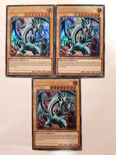 Blauäugiger drache - 3x,