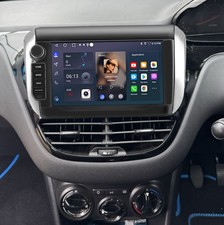 64G Für Peugeot 208/2008 2012-2018 Android 14 Autoradio GPS Navi WIFI CarPlay FM