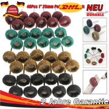 40/80x Universal Polierscheibe Schleifscheibe für Dremel Räder Zubehör 1" 25mm
