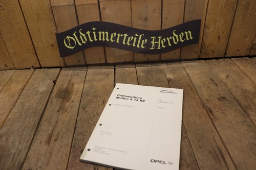 Opel prüfanleitung multec - opel, x