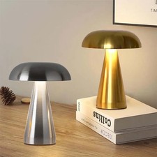 Retro Metall Pilz Tischlampe